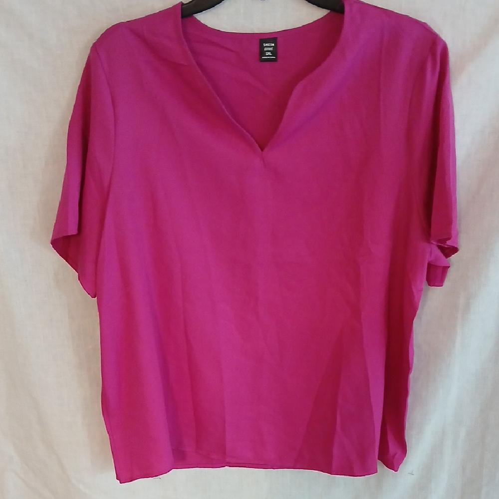 FINAL PRICE- SHEIN Fuchsia Blouse